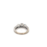 10k WG Aquamarine Ring 0.31ctw