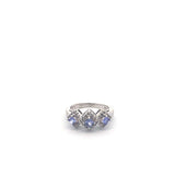 14k WG Dia & Tanzanite Ring 0.32ctw Sz6.5