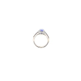 14k WG Dia & Tanz Ring 1.9ctw